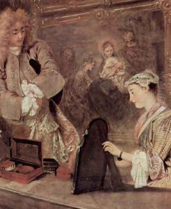 Gersaints Ladenschild (detail 3) by Jean-Antoine Watteau