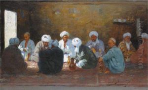 An Oriental Meal by Richard Karlovich Zommer