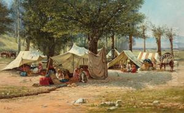 Camp Of The Wanderers by Richard Karlovich Zommer