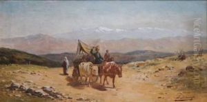 La Charrette Tiree Par Les Boeufs