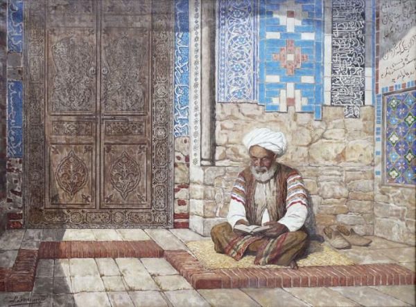 In Front Of A Mosque - view 1