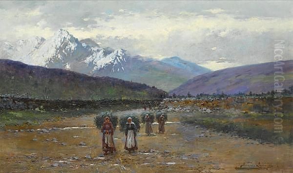 Villagers In The Caucasus - view 1