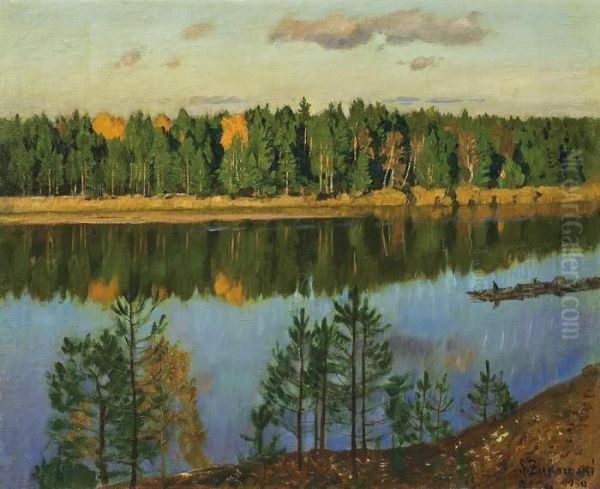 Autumn By The Niemen River - view 1