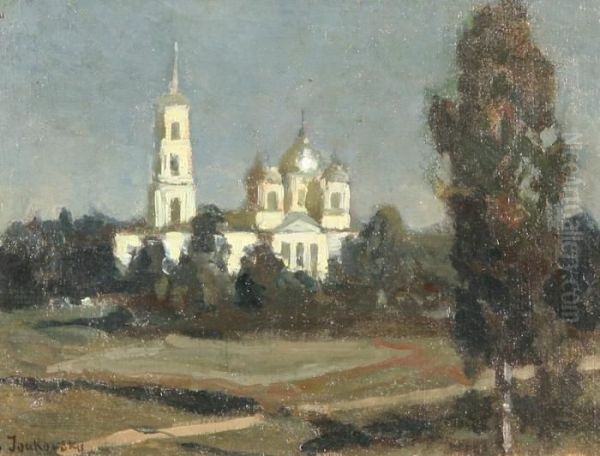 Church Cupolas Bathed In The Moonlight - view 1