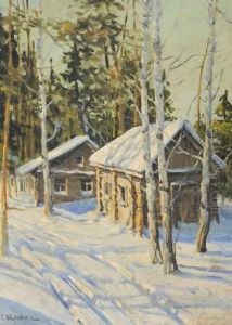 Datcha Sous La Neige by Stanislaw Zukowski