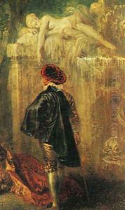 Les Champs Élyssées (detail 4) by Jean-Antoine Watteau