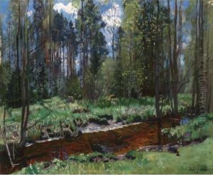 Spring Landscape by Stanislaw Zukowski