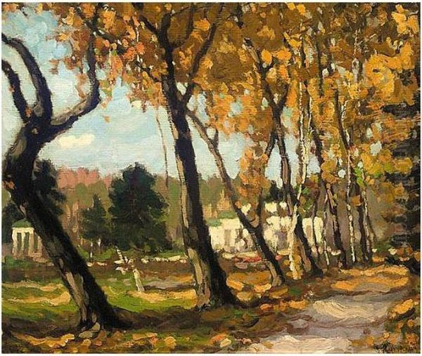 Country Estate In Autumn - view 1
