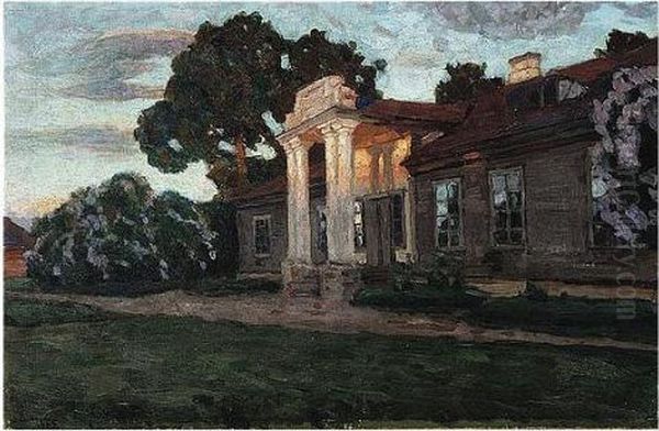 Country Dacha At Twilight - view 1