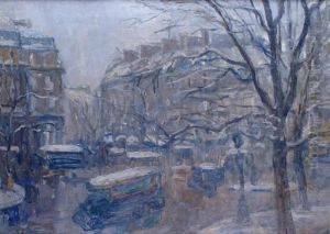 Paris, Carrefour Anime by Louis Abel-Truchet