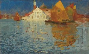 Vessels Before San Giorgio Maggiore, Venice