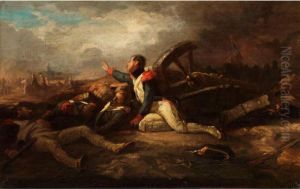 Der Verwundete Soldat An Der Kanone by Adam Albrecht