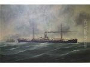 Le Vapeur Mixte by Marie-Edouard Adam Of Le Havre