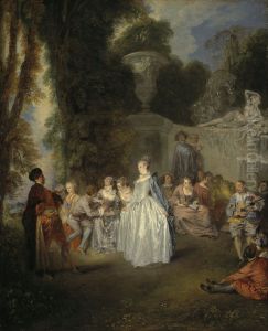 Fetes Venitiennes by Jean-Antoine Watteau