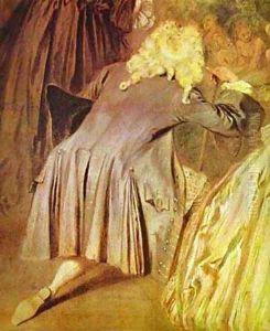 Lenseigne De Gersaint Detail 1 1721 by Jean-Antoine Watteau