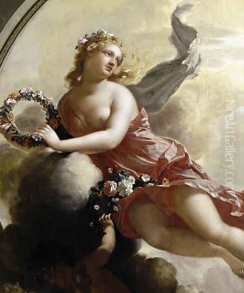 Flora with Putti Strewing Flowers (detail) 1696 - view 1