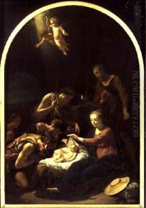 Adoration of the Shepherds, 1703 by Adriaen Van Der Werff