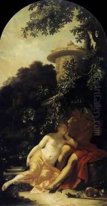 Shepherd and Shepherdess c. 1694 by Adriaen Van Der Werff