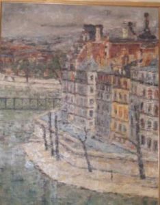 Les Quais De Seine by Lucien Adrion