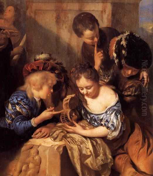 Children Playing before a Hercules Group (detail) - view 1