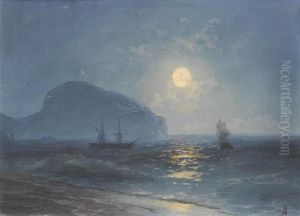 Moonlight by Ivan Konstantinovich Aivazovsky