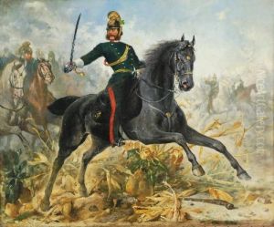 General Kawalerii Na Czele Regimentu by Thaddaus von Ajdukiewicz