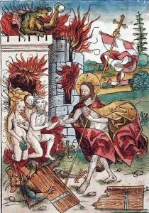 Christ in Limbo, 1491 by Michael Wolgemut