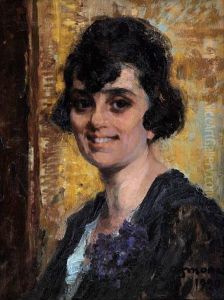 Ritratto Di Anna Vellan by Lidio Ajmone