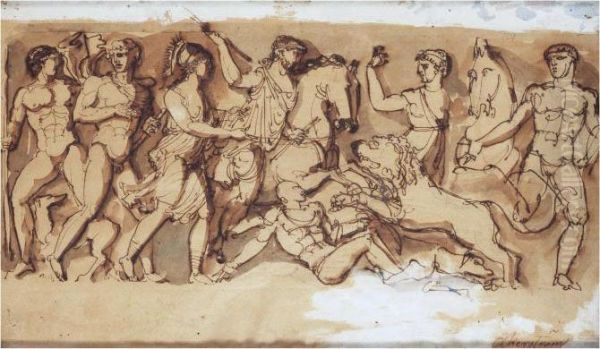 Antikiserande Figurscen - view 1