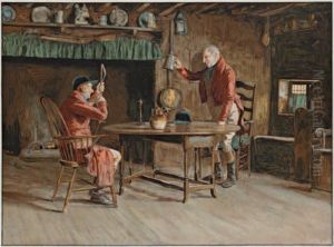 Heres To The Hound With His Nose Upon The Ground by Cecil Charles Aldin