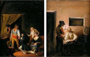 Escenas Romanticas by Leonardo Alenza Y Nieto