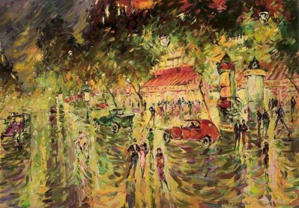 Parisian Boulevard - view 1
