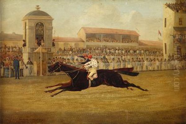 Dead Heat For The Doncaster St. Leger 1850 Between Voltiguer And Russborough - view 1