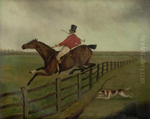 A Set Of Four Hunting Scenes by Henry Thomas Alken