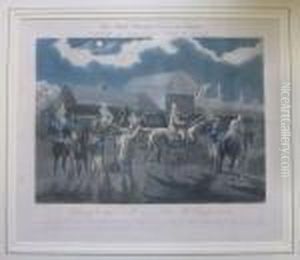 Nacton Church And Village by Henry Thomas Alken