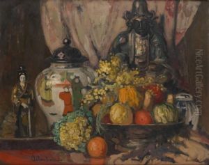 Nature Morte Aux Chinoiseries by Fernand Allard L Olivier