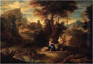 A Landscape With Christ And The Woman Of Samaria