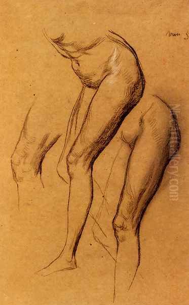 Nude Studies Of Long Mary Two Being Studies For Eve Tempted - view 1