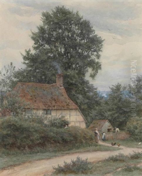Outside A Country Cottage, Near Witley, Surrey - view 1