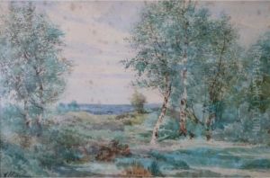 Wooden Landscape by Auguste Allonge