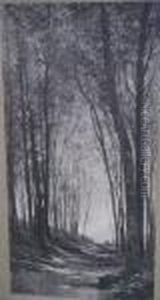Allonge . Sous-bois by Auguste Allonge