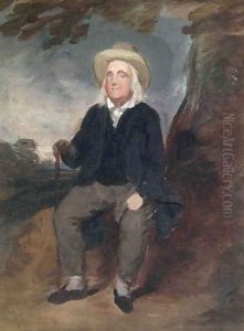 Jeremy Bentham in an imaginary landscape, 1835 by George Frederick Watts