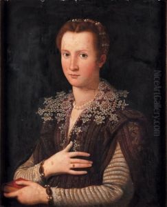 Portrait De Leonora De Medicis by Alessandro Allori
