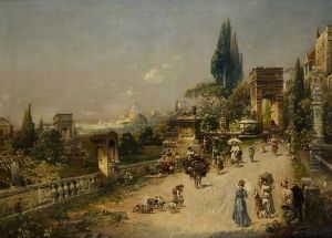 Veduta Di Roma Dal Pincio