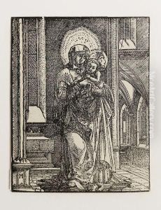 La Vierge Debout Dans Une Eglise La Vierge Debout Dans Une Eglise