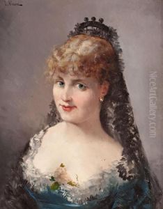Joven Con Mantilla