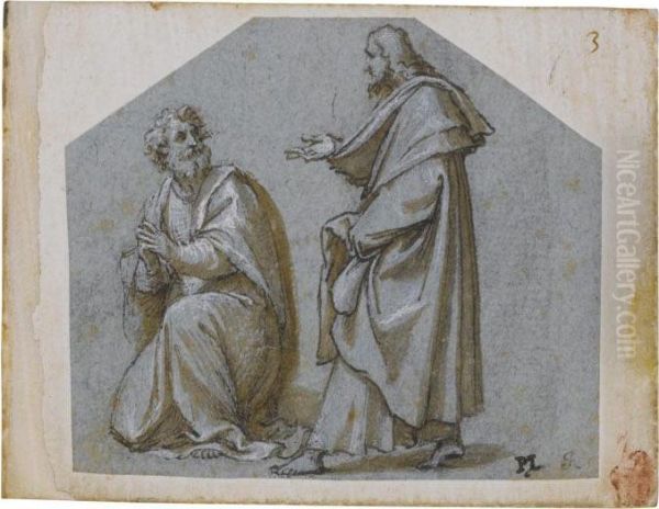 Figures Of Two Apostles - view 1