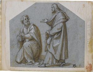 Figures Of Two Apostles by Pomponio Amalteo