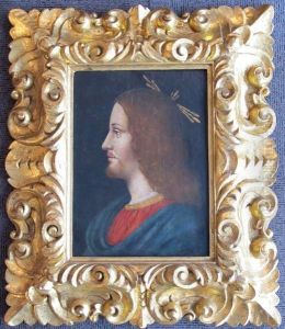 Buste Du Christ De Profil. by Ambrogio de Predis