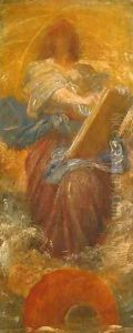 A Recording Angel by George Frederick Watts